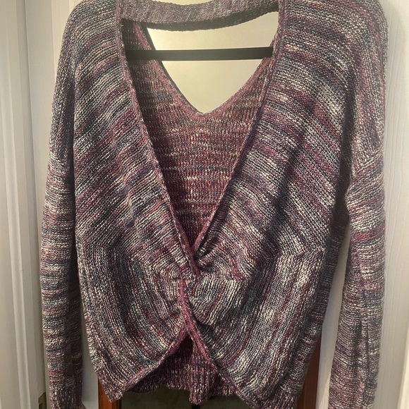 Express Open Back Sweater - Picture 1 of 4